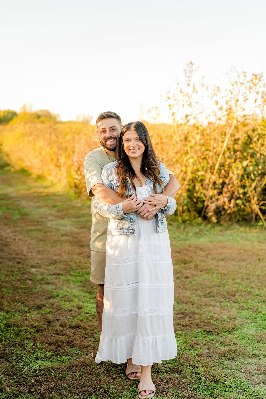 David and his fiancée
